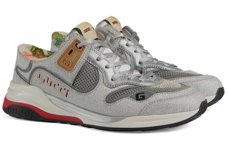 (WMNS) Gucci Ultrapace 'Silver Red' 602228-HW910-8161 - 2