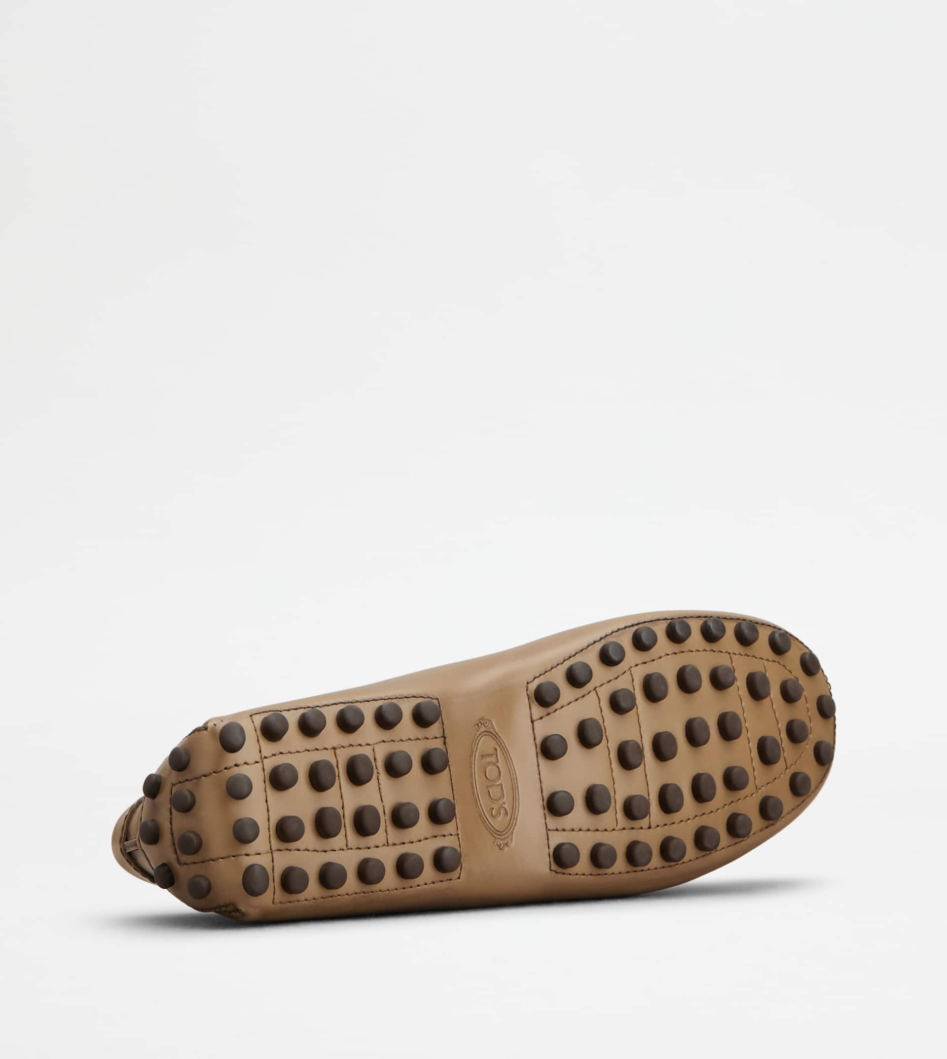 GOMMINO DRIVING SHOES IN LEATHER - BEIGE - 5