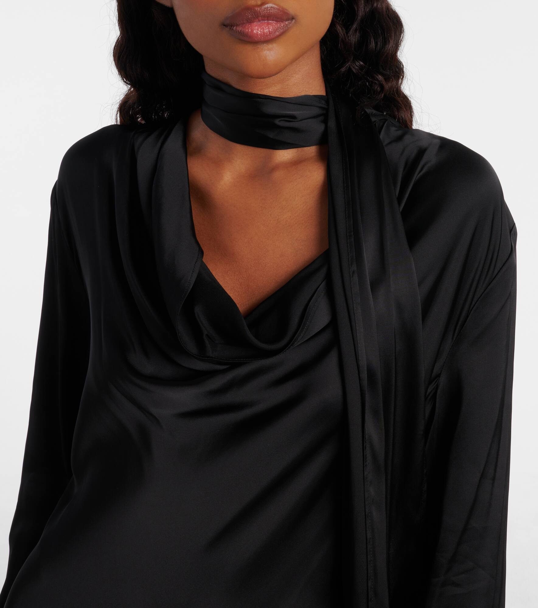 Asymmetric midi dress - 4