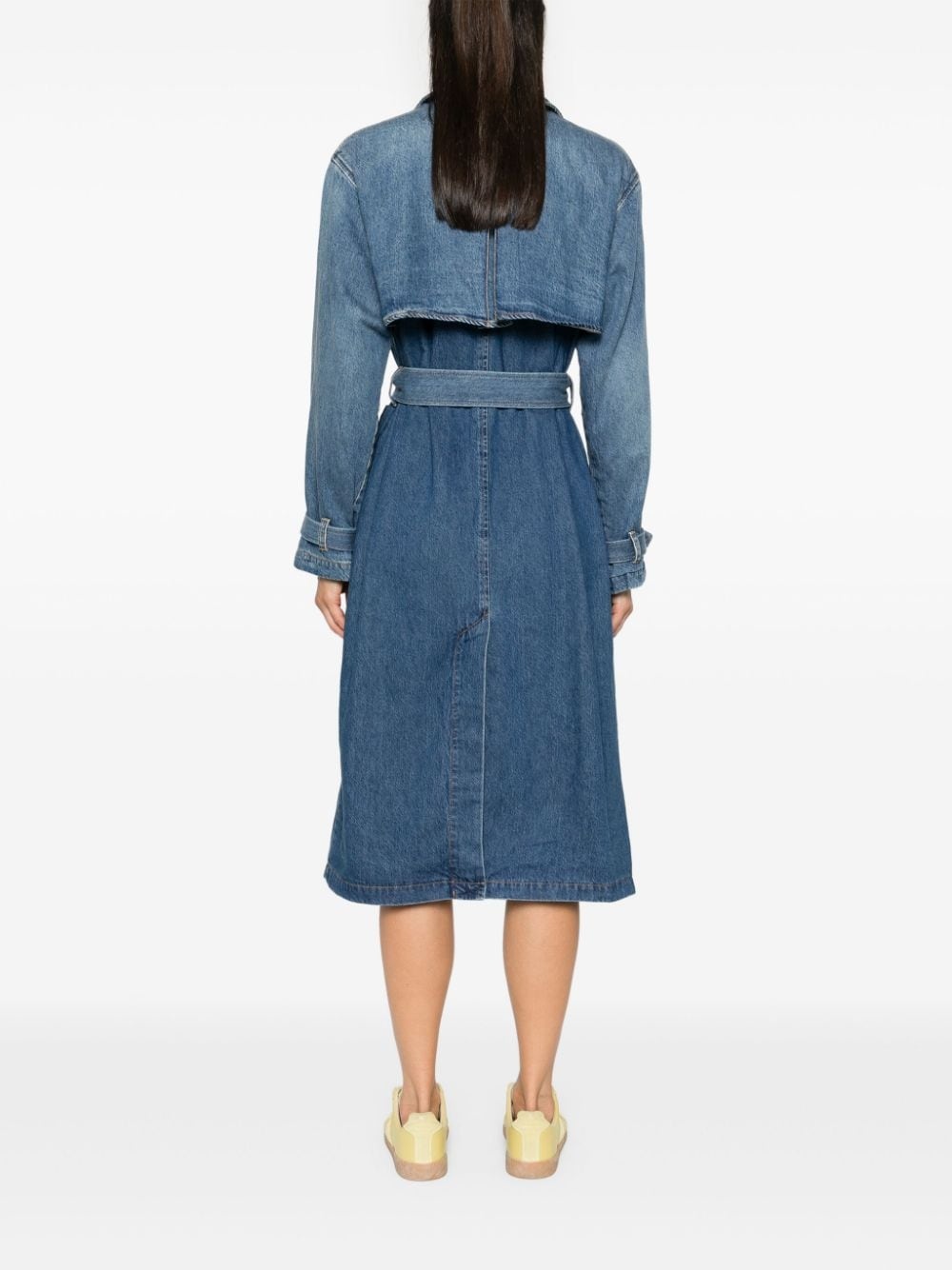 cotton trench coat - 4