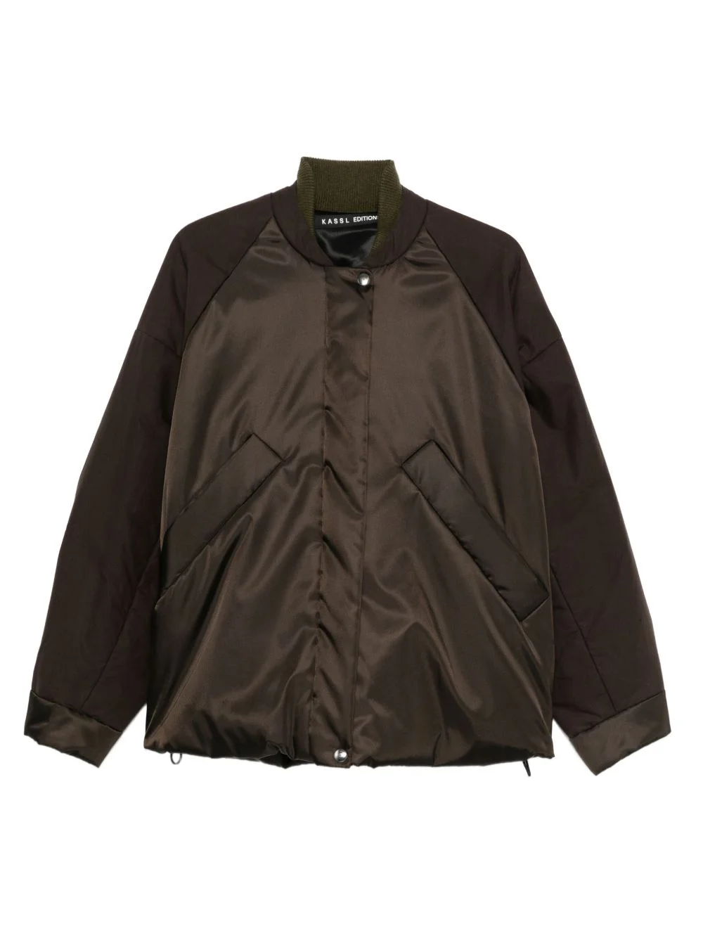 raglan-sleeves bomber jacket - 1