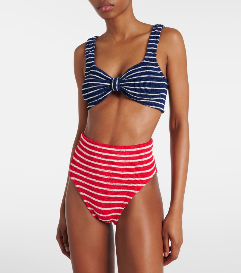 Hunza G Judy striped bikini outlook