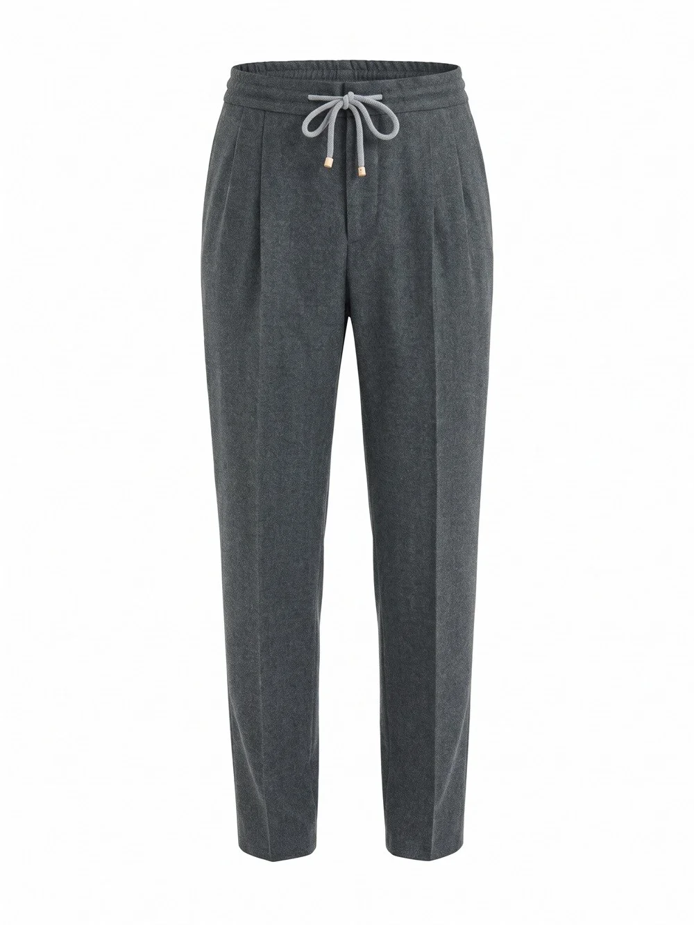 Virgin Wool Flannel Trousers - 1
