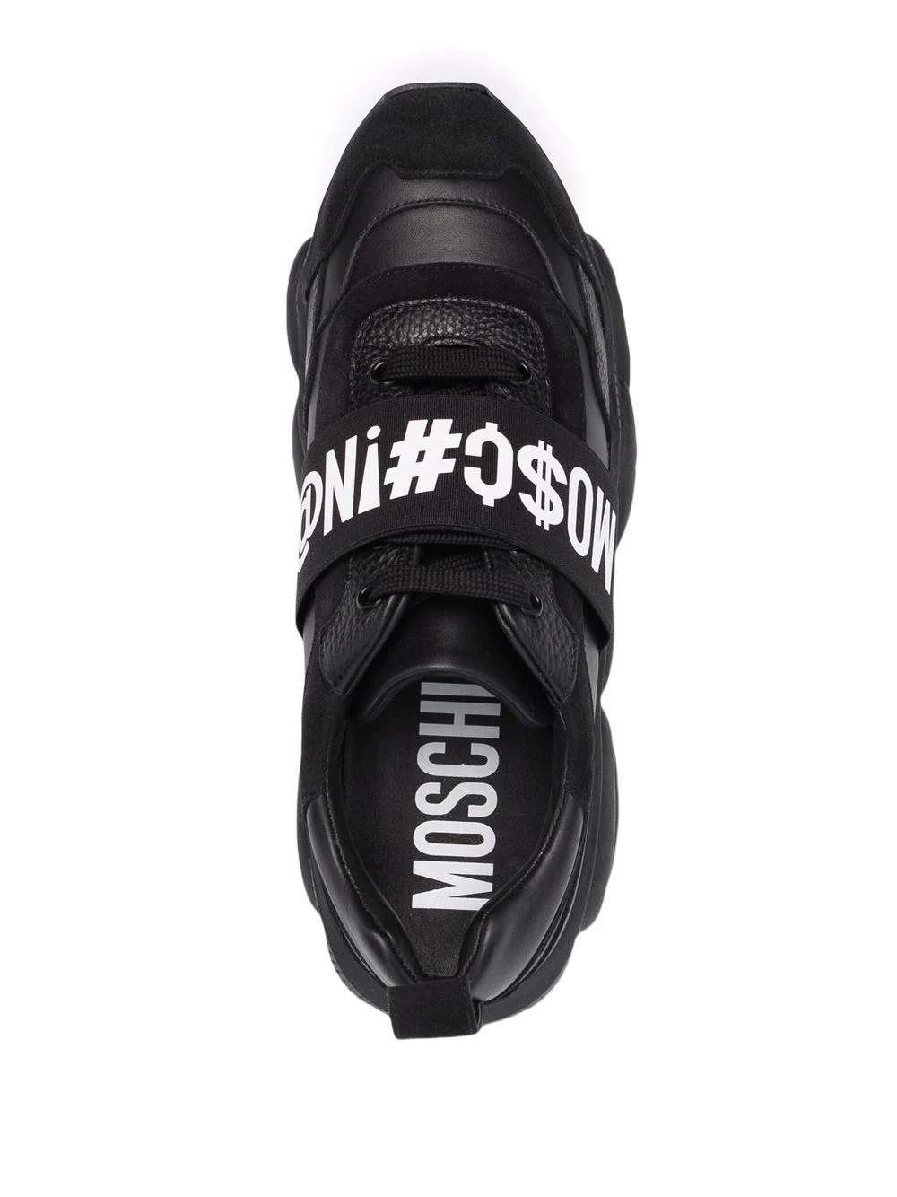 Symbols logo strap sneakers - 4