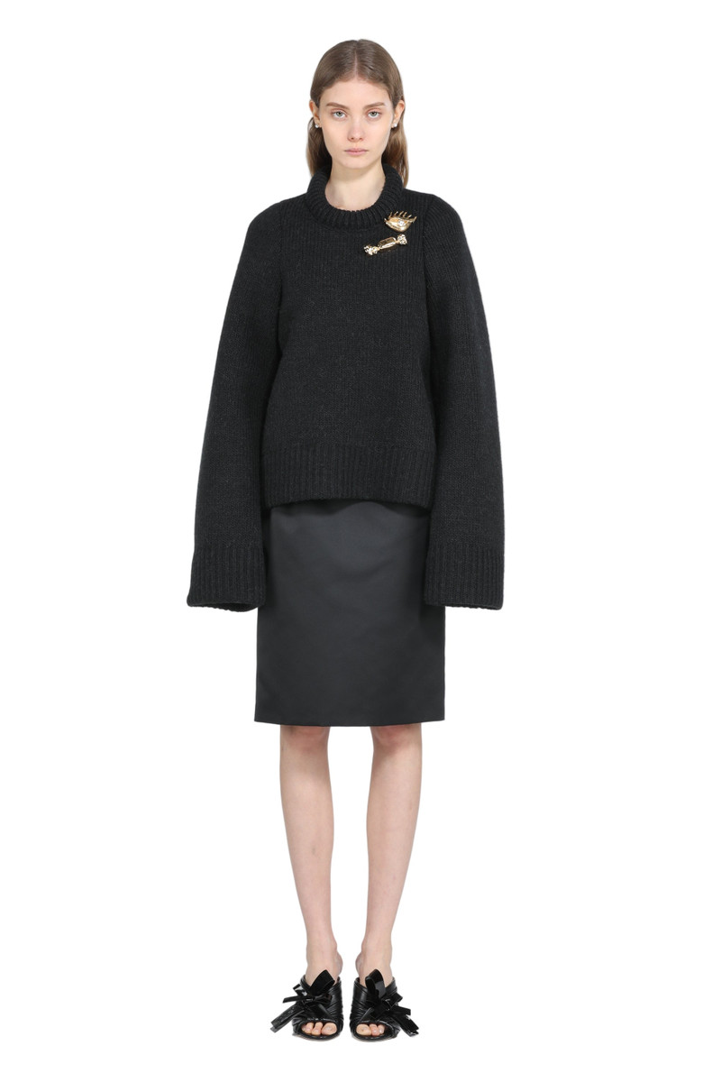 OVERSIZED SWEATER WITH BOAT NECKLINE 4