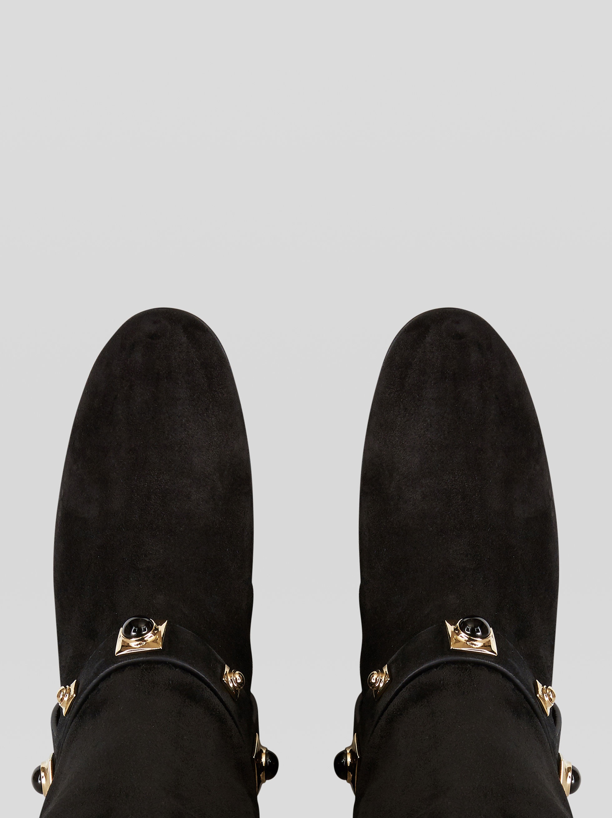 CROWN ME HIGH SPLIT LEATHER BOOTS - 2