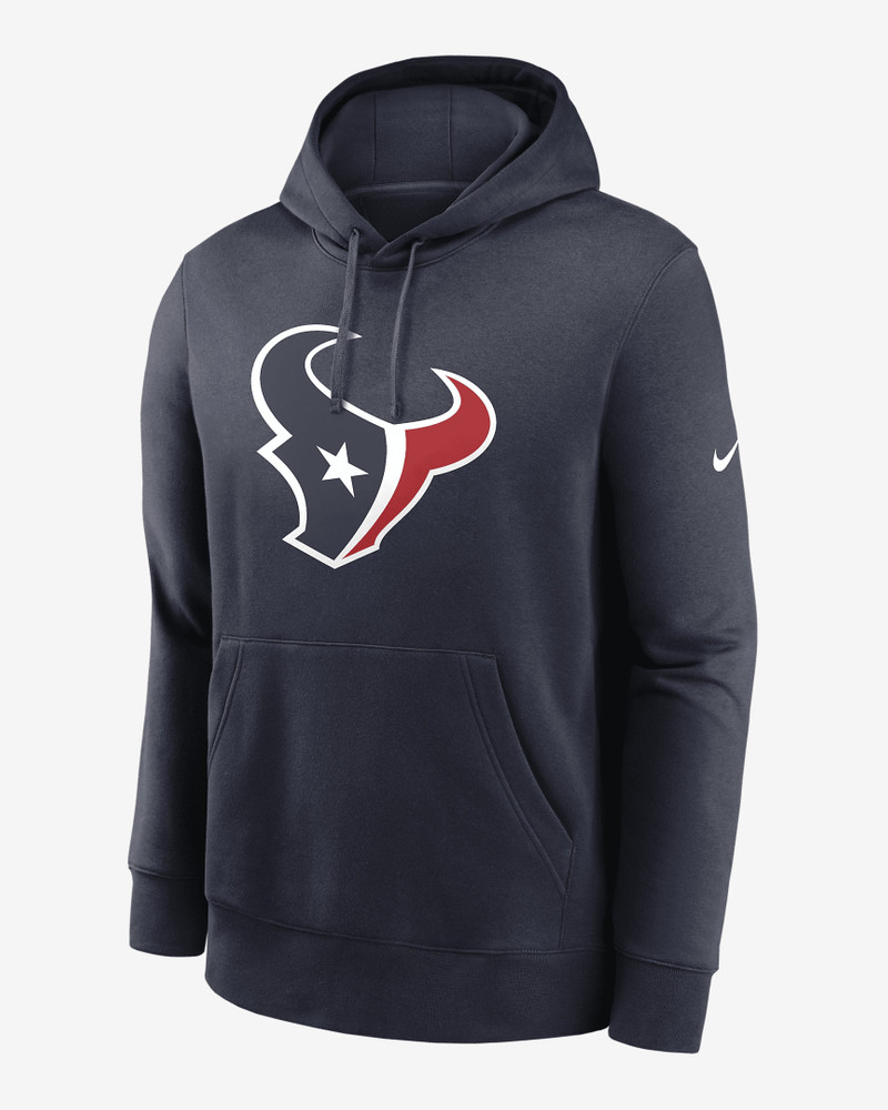 Houston Texans Club Logo Men's Nike NFL Pullover Hoodie 1