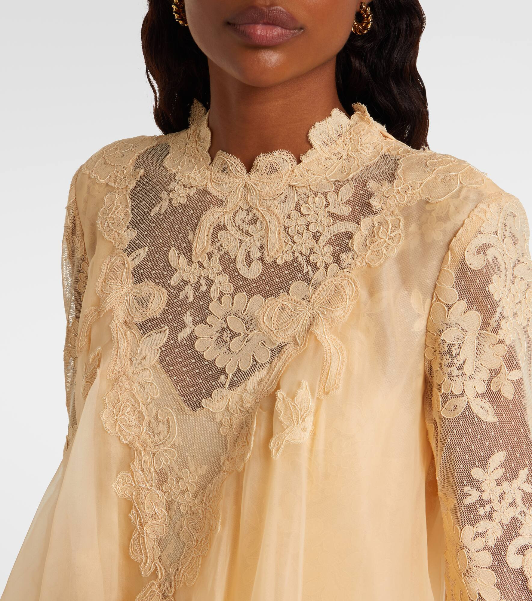 Hypnotic Cascading silk organza gown - 4