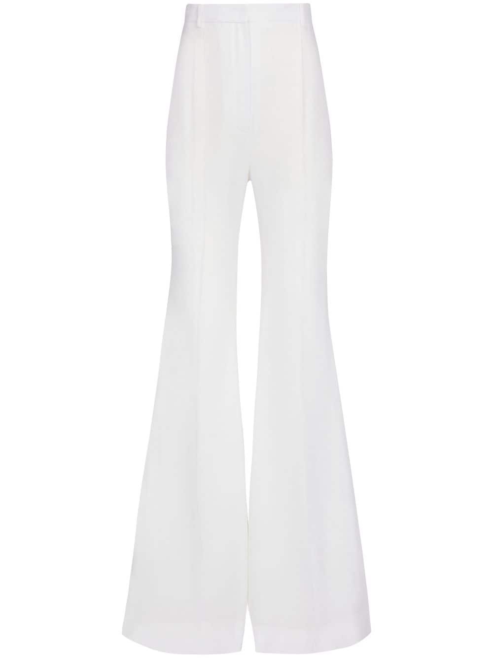 high-waisted super-flared trousers - 1