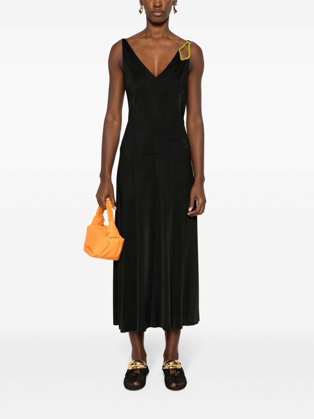 eyelet-detailing dress - 2