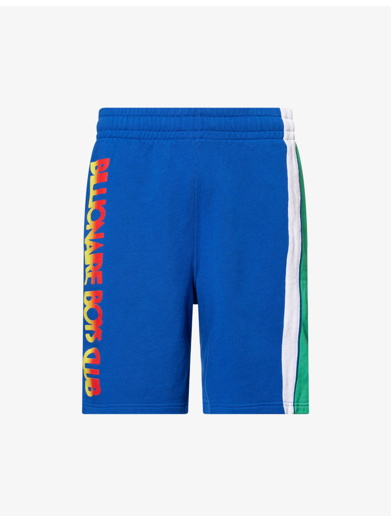 Great Wave Colour-Block Cotton-Jersey Sweat Shorts 1