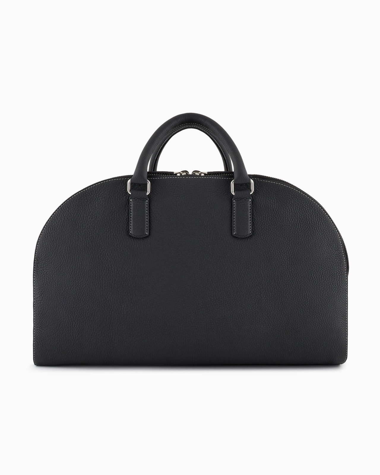 PEBBLED LEATHER DUFFEL BAG - 3
