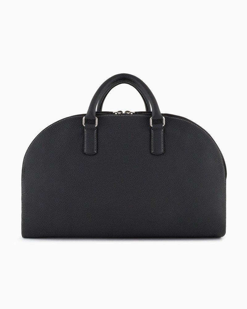 PEBBLED LEATHER DUFFEL BAG 3
