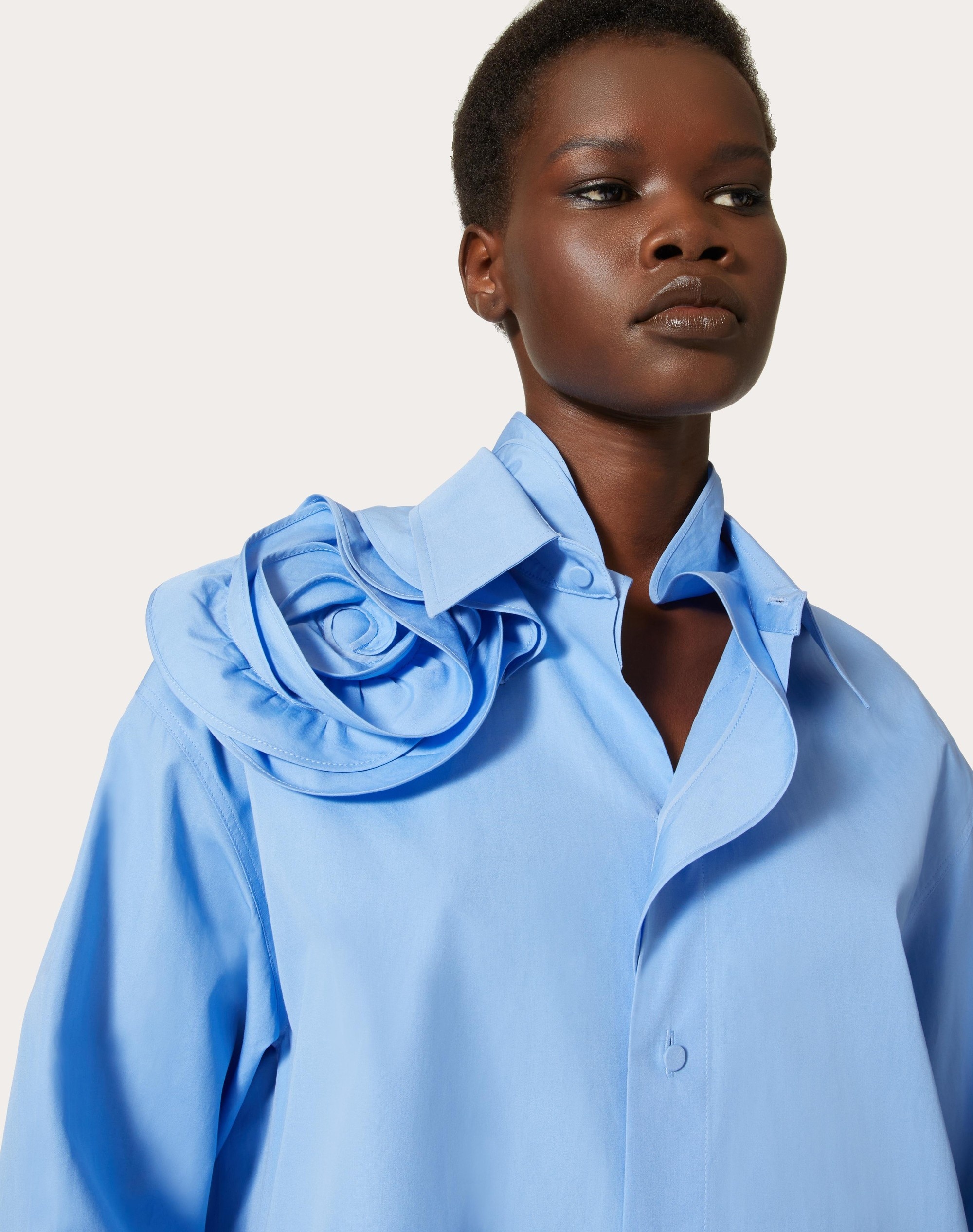 COTTON POPELINE SHIRT - 5