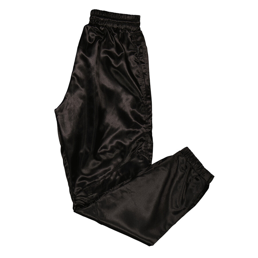 Etudes Black Tour Satin-Finish Trousers - 6