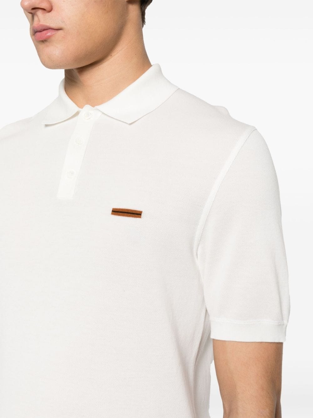 piquÃ© cotton polo shirt - 5