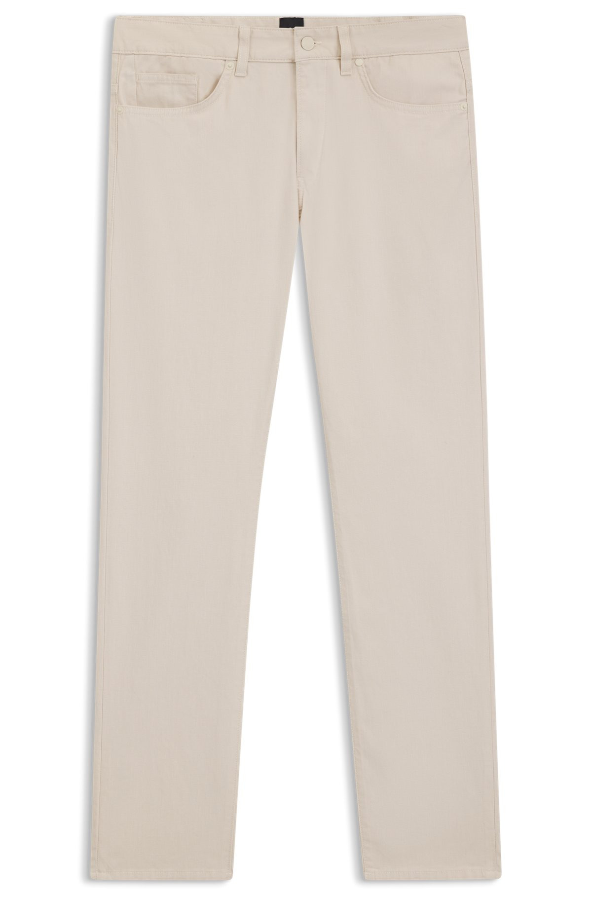 DELAWARE SLIM-FIT TROUSERS IN PATTERNED STRETCH COTTON - 1