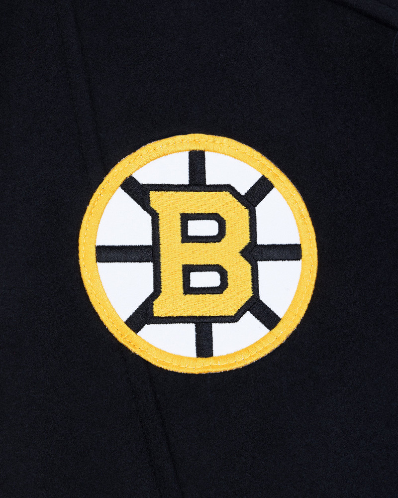 NHL X MOOSE KNUCKLES BRUINS BOMBER JACKET 5