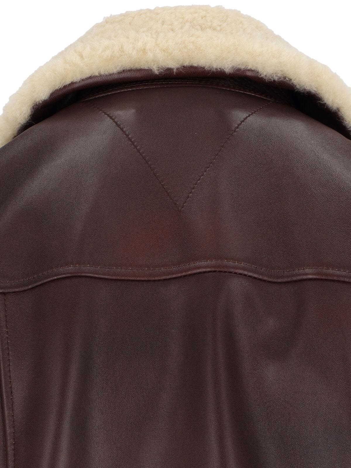 SHEARLING COLLAR JACKET - 4