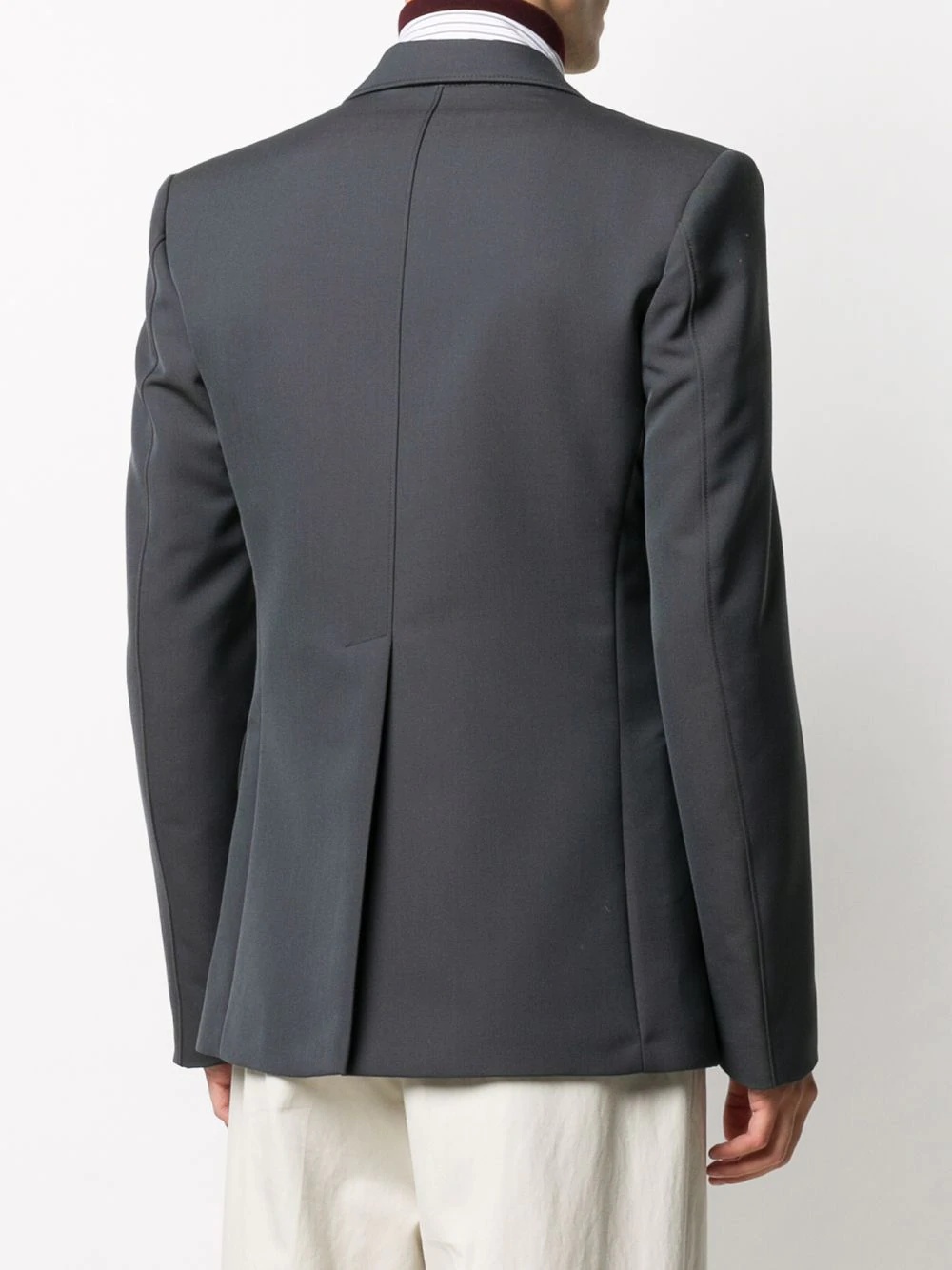 single-breasted tailored blazer - 5