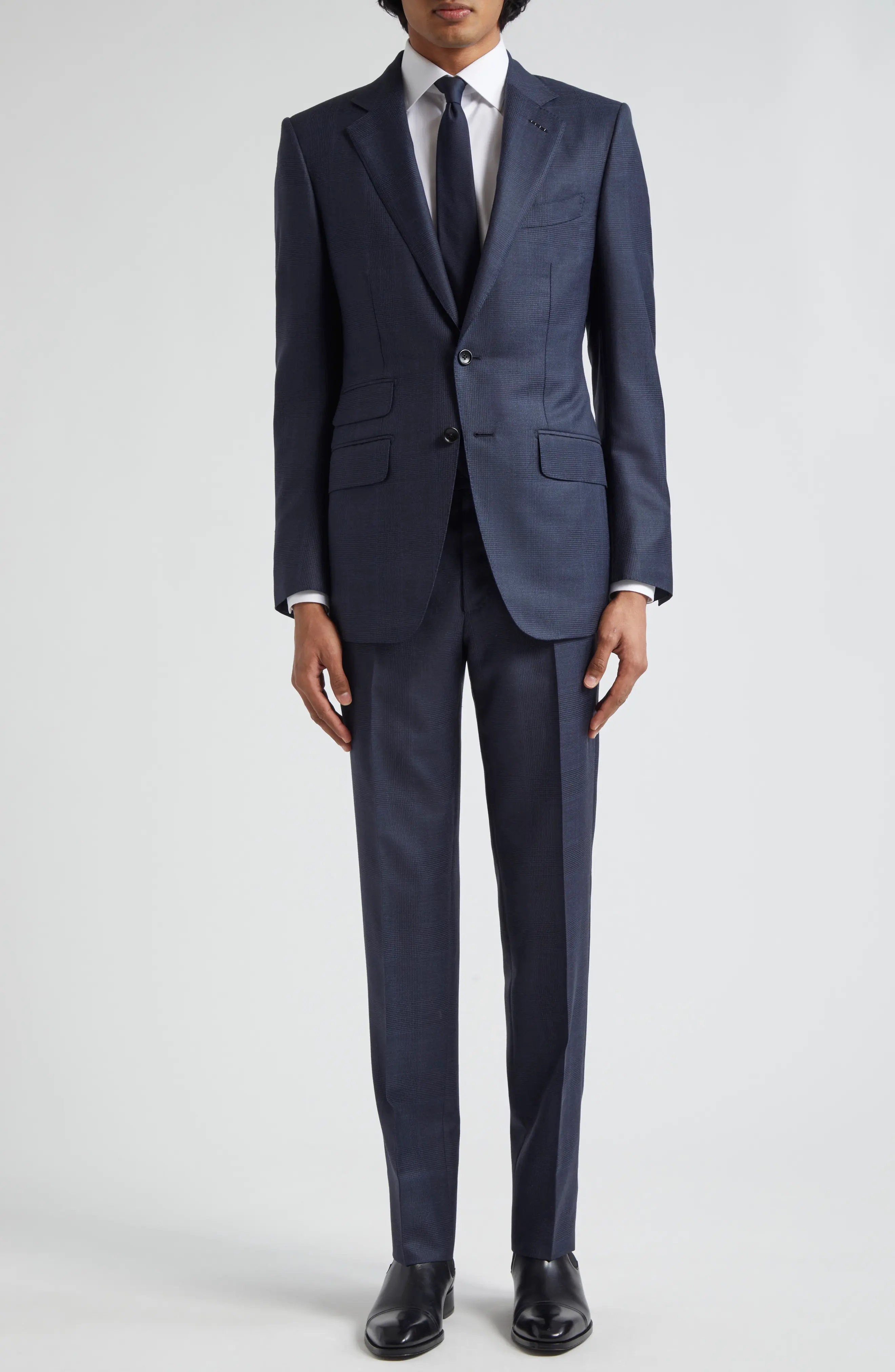 O'Connor Prince of Wales Virgin Wool Blend Suit - 5