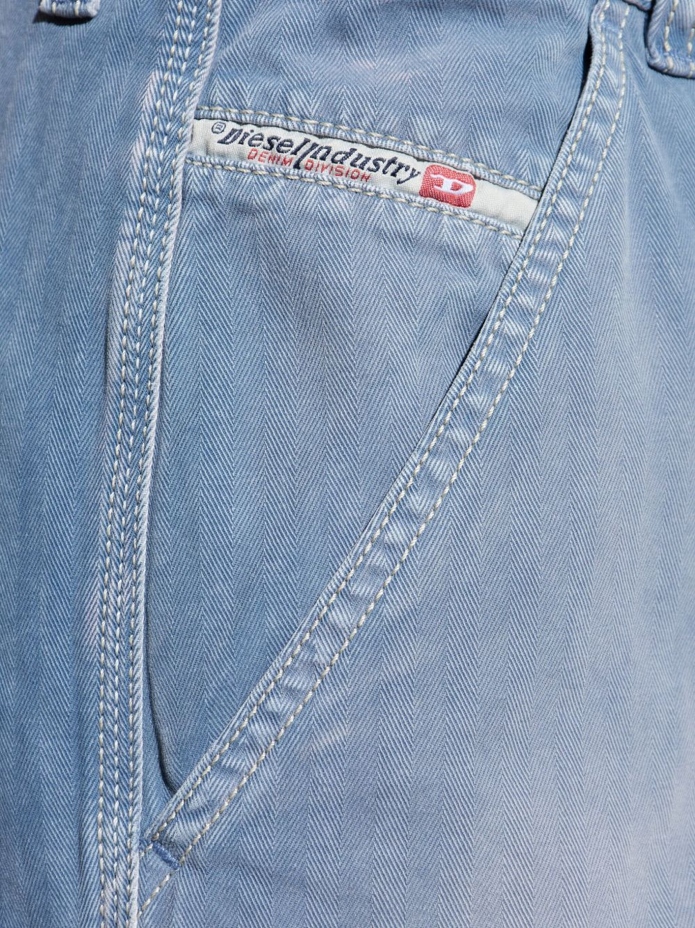 D-TOUCH cargo wide-leg jeans - 5