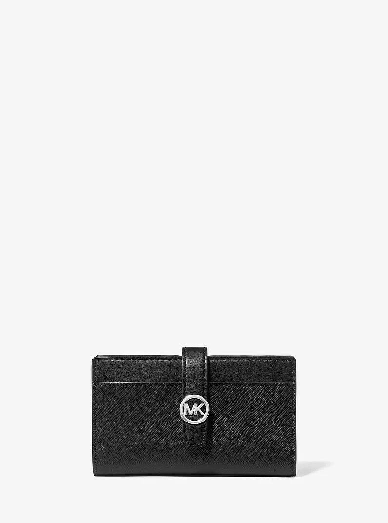 Greenwich Medium Saffiano Leather Bi-Fold Wallet - 1