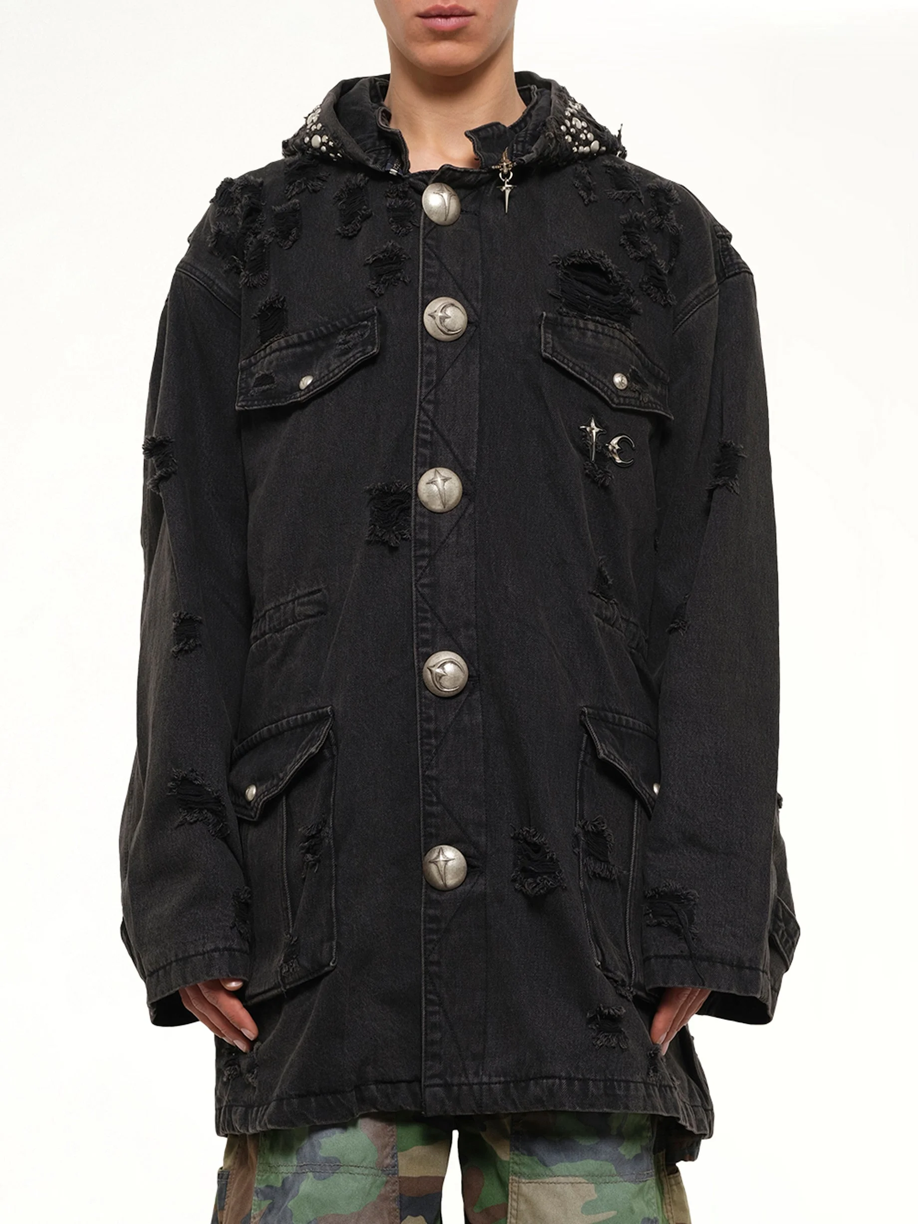 TC Hothead M-65 Jacket in Black - 1