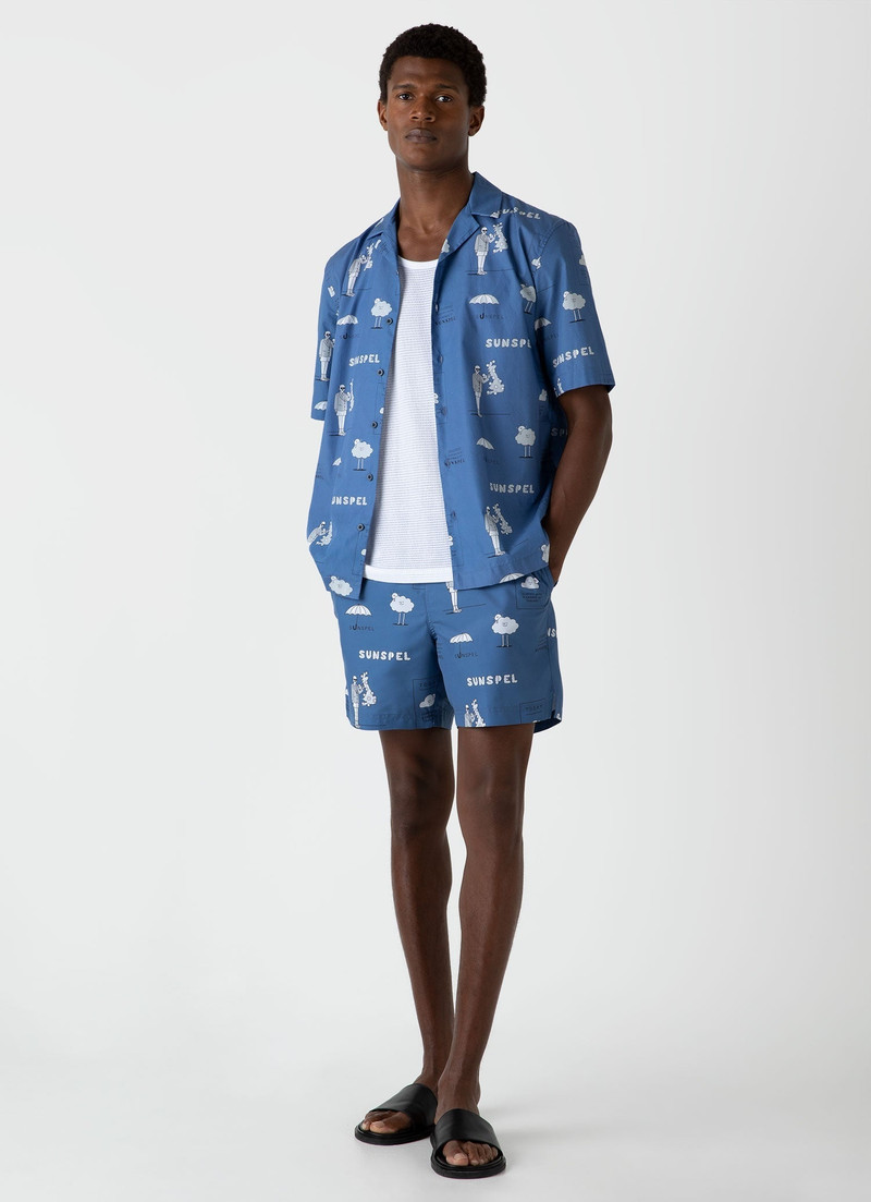 Sunspel Sunspel x Matt Blease Drawstring Swim Shorts outlook
