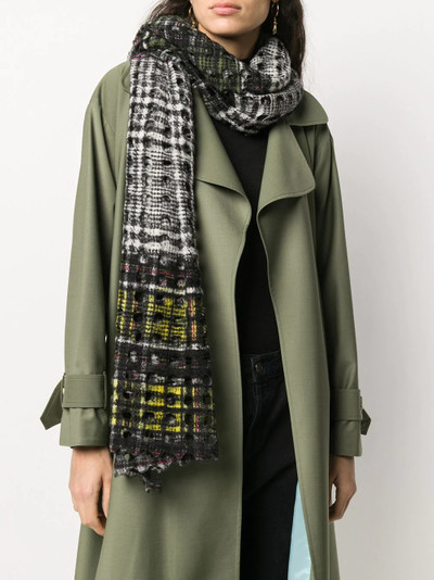 Faliero Sarti Austin check scarf outlook