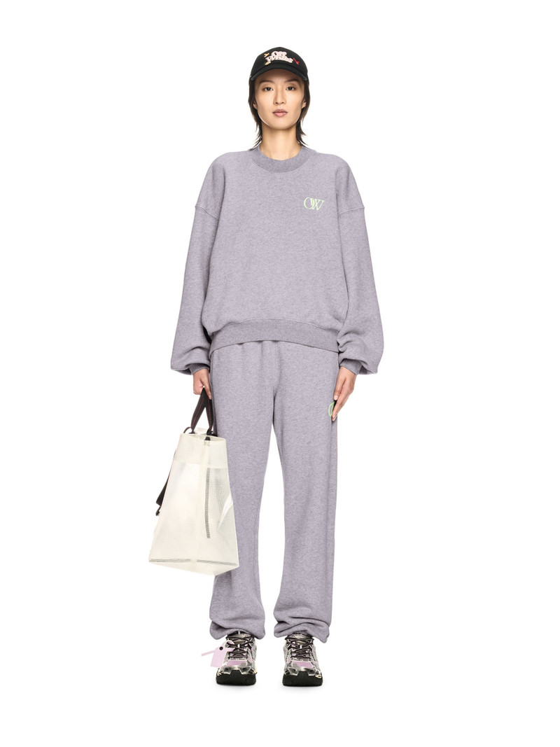 Off-White Gray Embroidered Ow Sweatshirt outlook