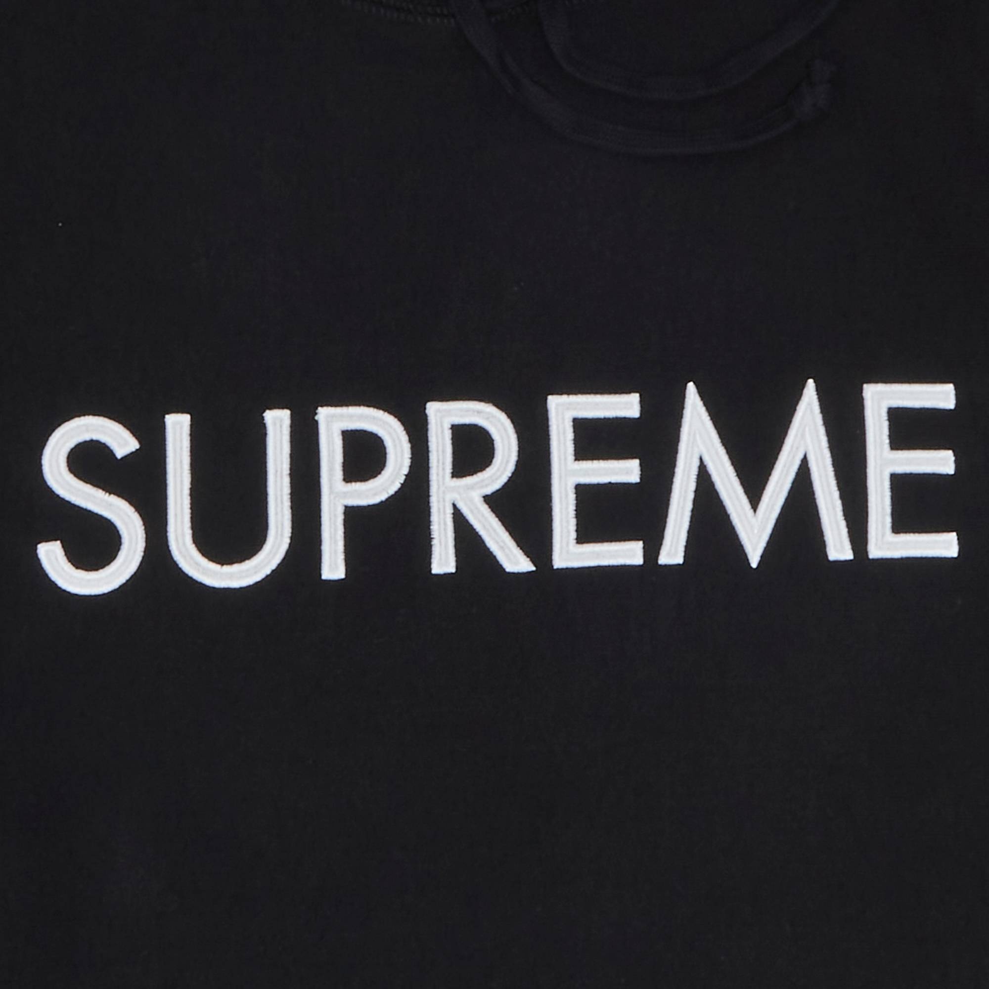 Supreme Capital Hooded Sweatshirt 'Black' - 3