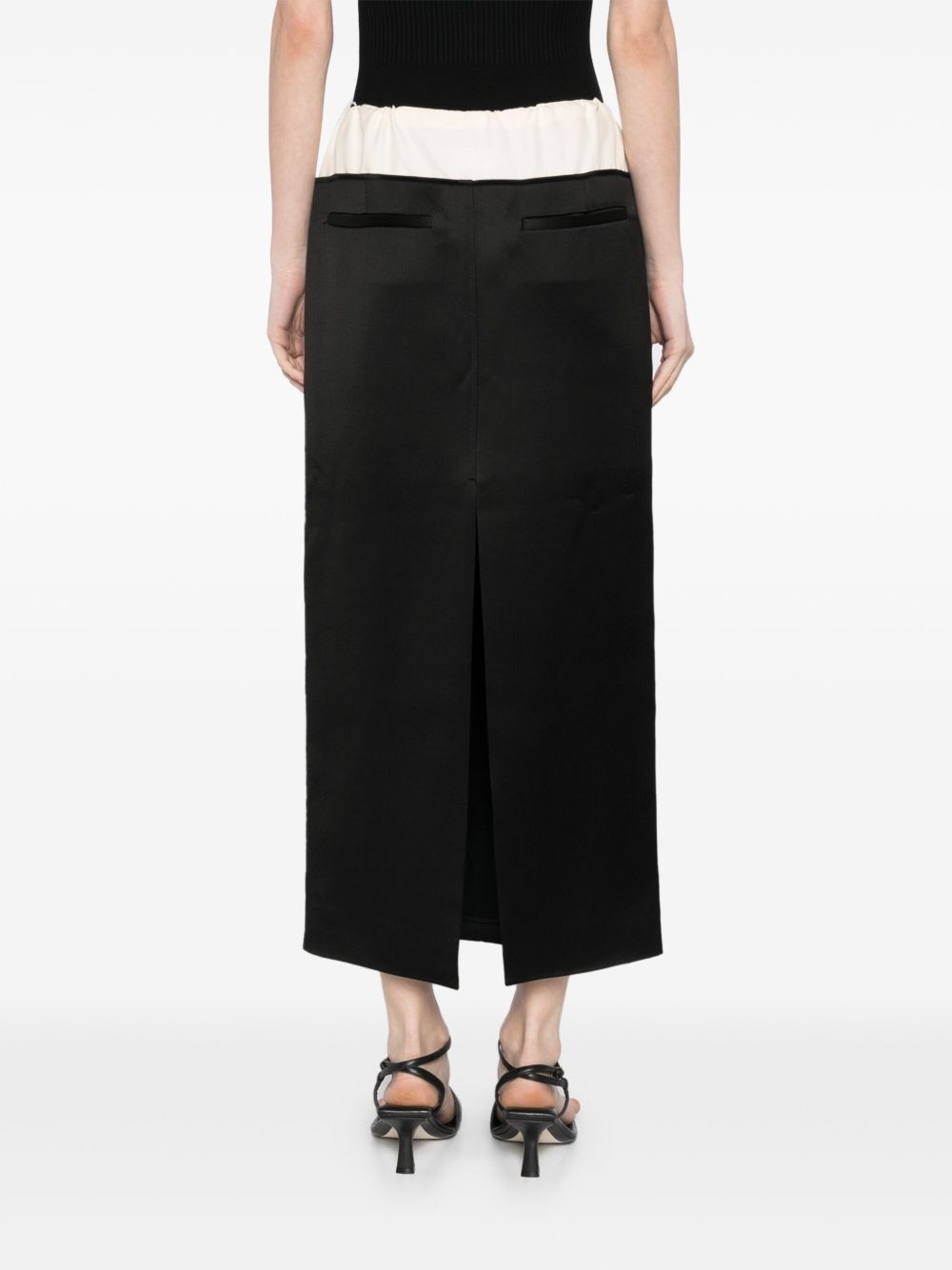 panelled skirt - 4