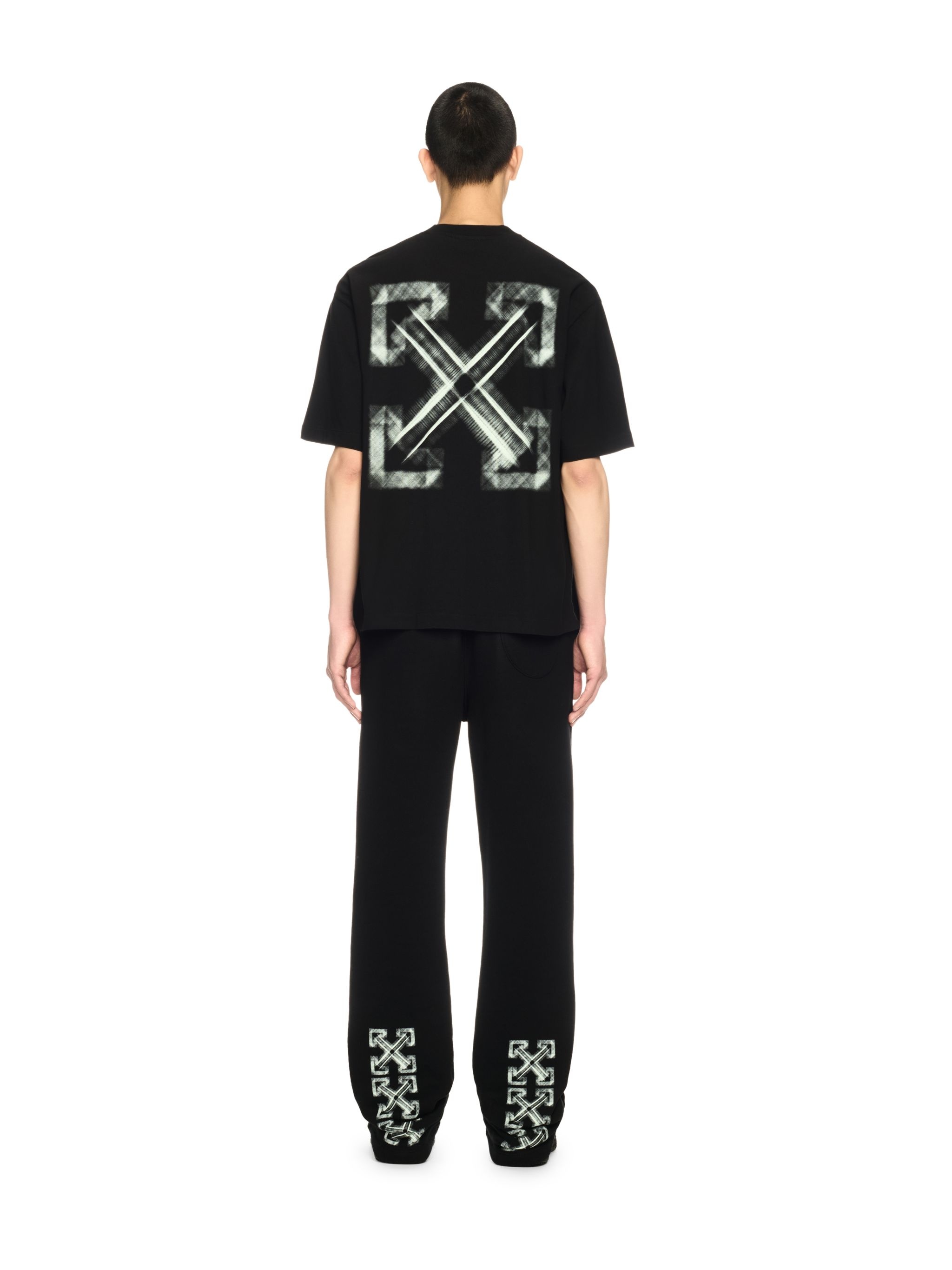 Black Vibe Arrow Sweatpants - 4