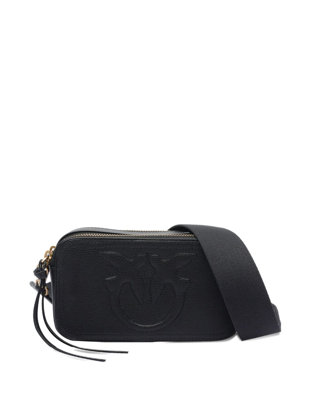 embossed-logo leather mini bag - 3