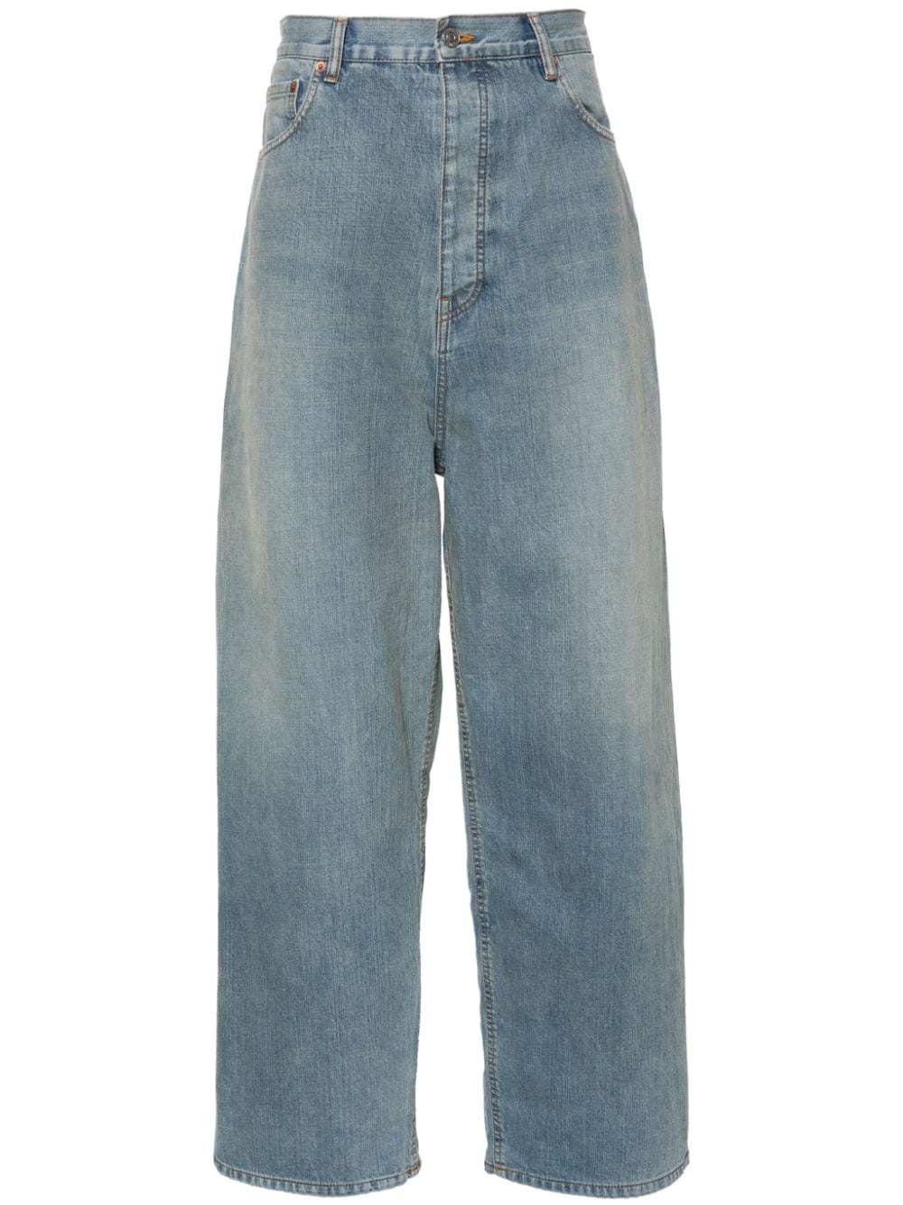 mid-rise wide-leg jeans - 1