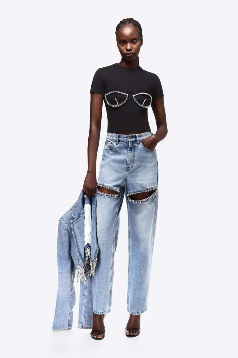 CRYSTAL BUSTIER CUP T-SHIRT 3