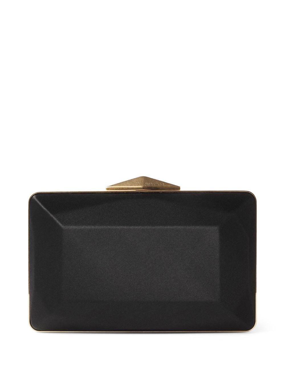 Diamond Box satin-finish clutch bag - 1