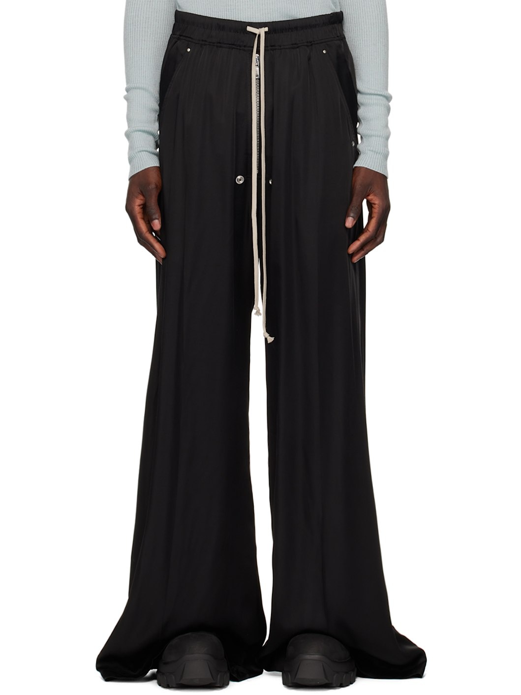Black Porterville Bela Trousers - 1