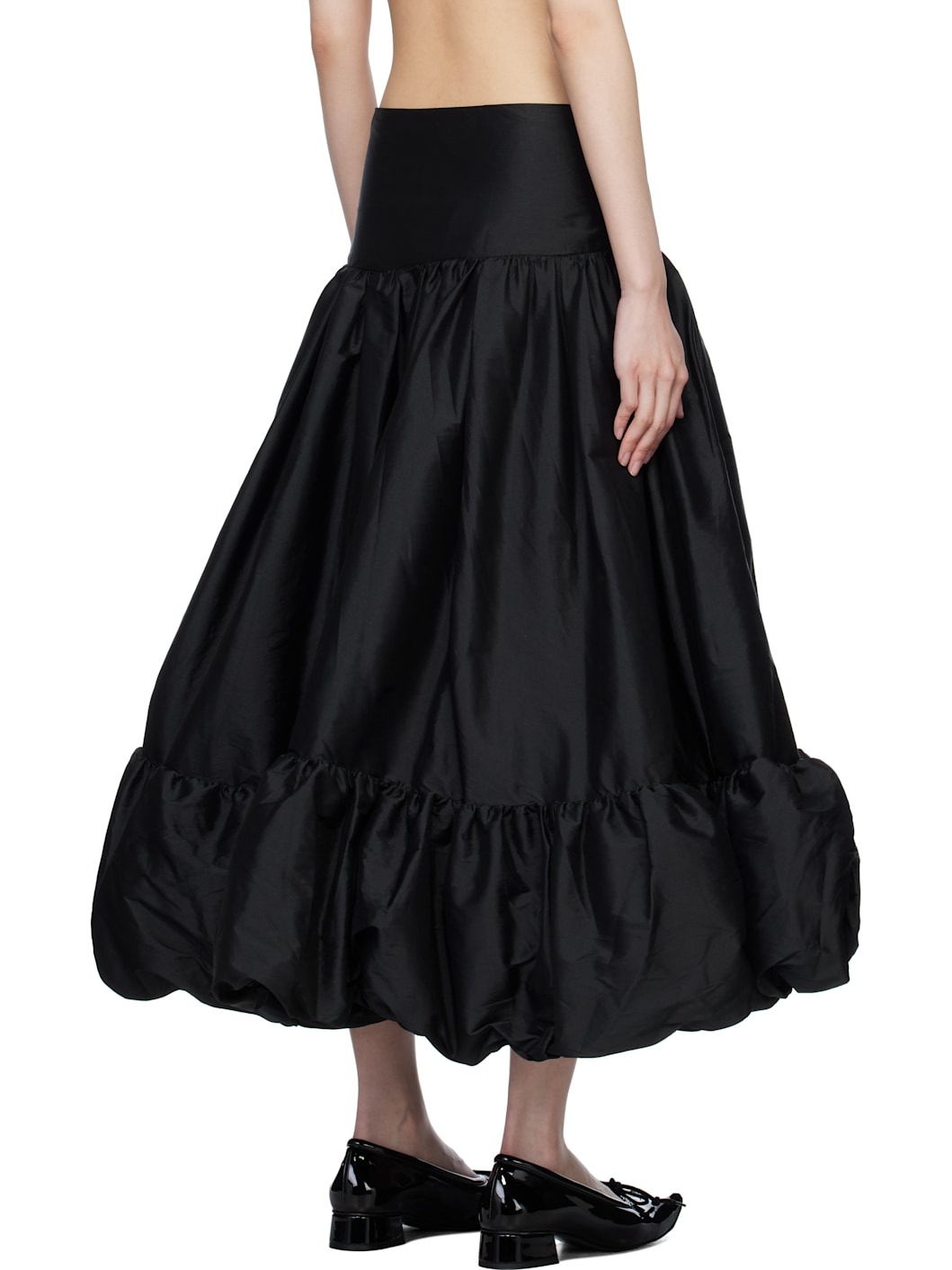 Black Merengue Midi Skirt - 3
