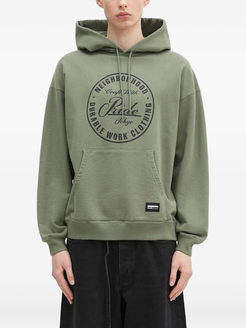 circular-logo hoodie 1