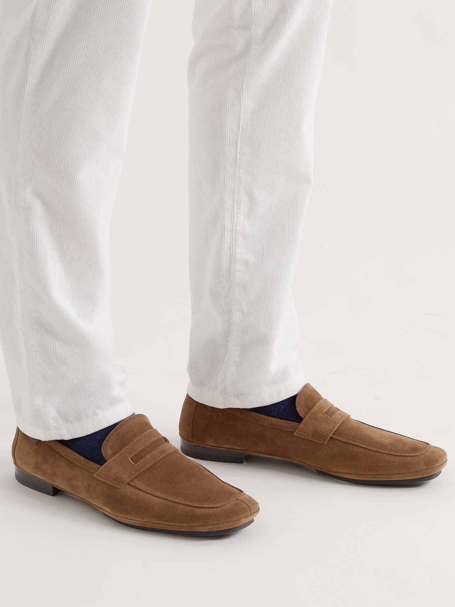 Berrick Suede Penny Loafers - 2