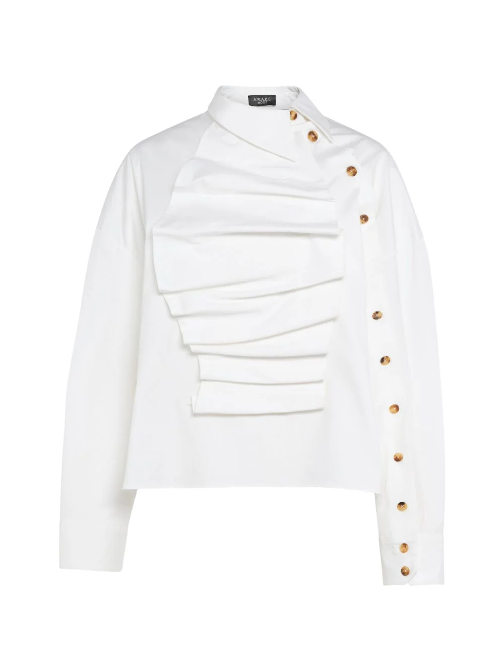 button-embellishment blouse - 1