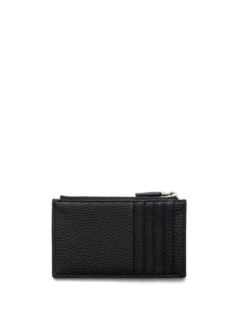 Prada triangle-logo wallet outlook
