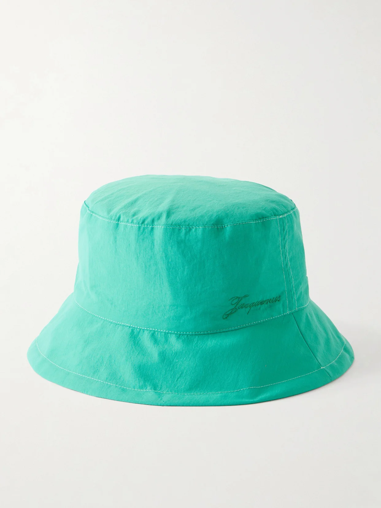 Le Bob Baluchon Embroidered Shell Bucket Hat - 1