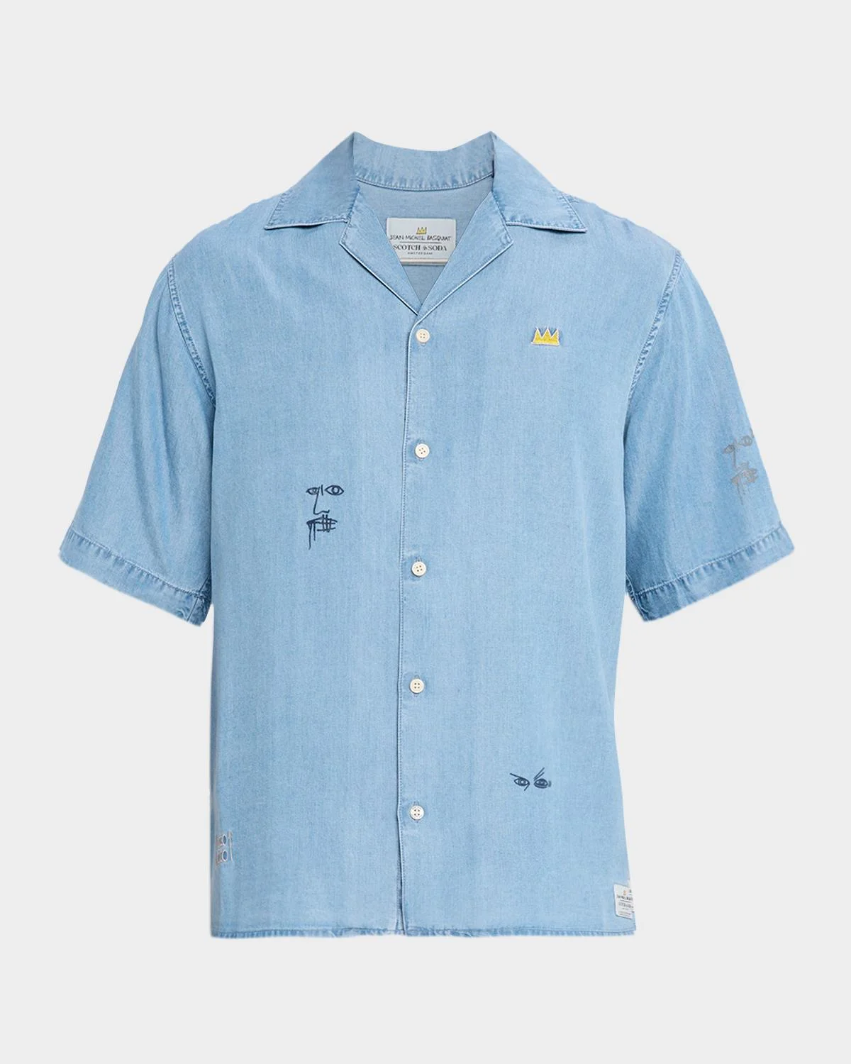 x Basquiat Men's Short-Sleeve Relaxed Shirt - 1