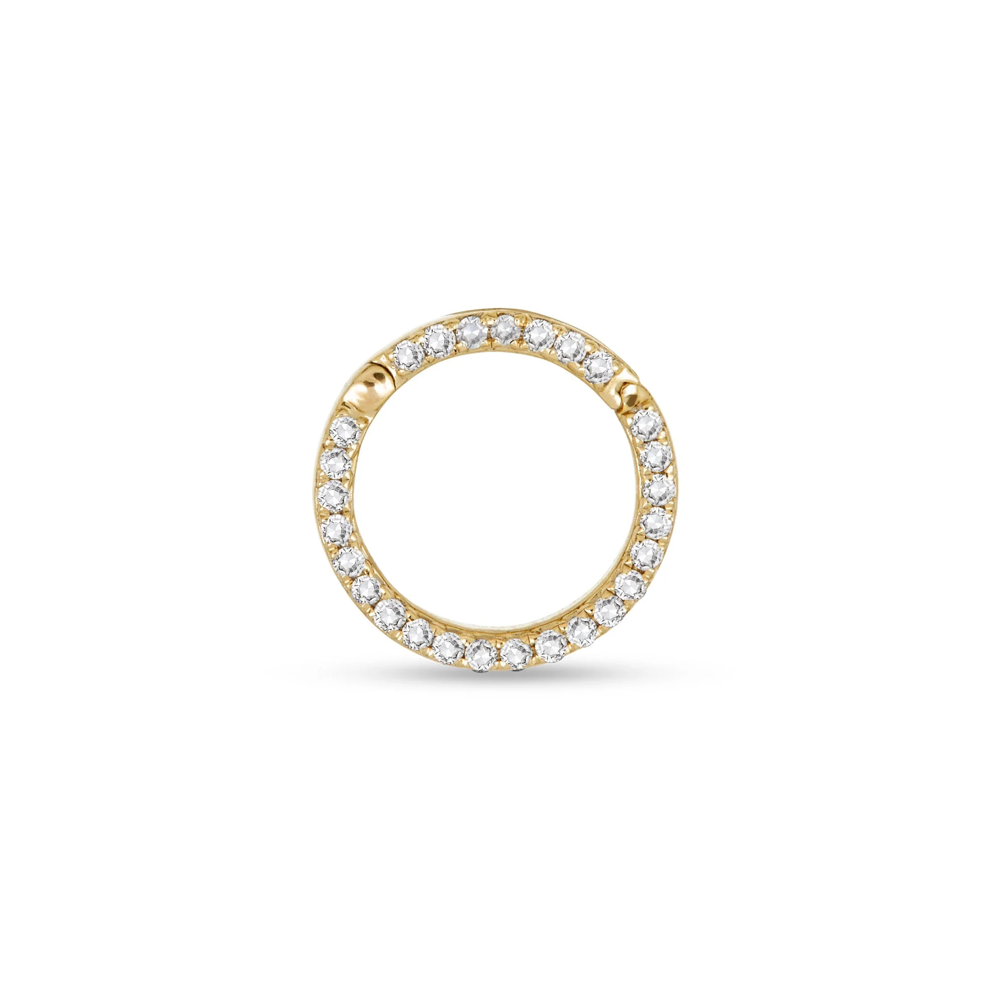 Medium Pop and Lock Pavé Halo - 1