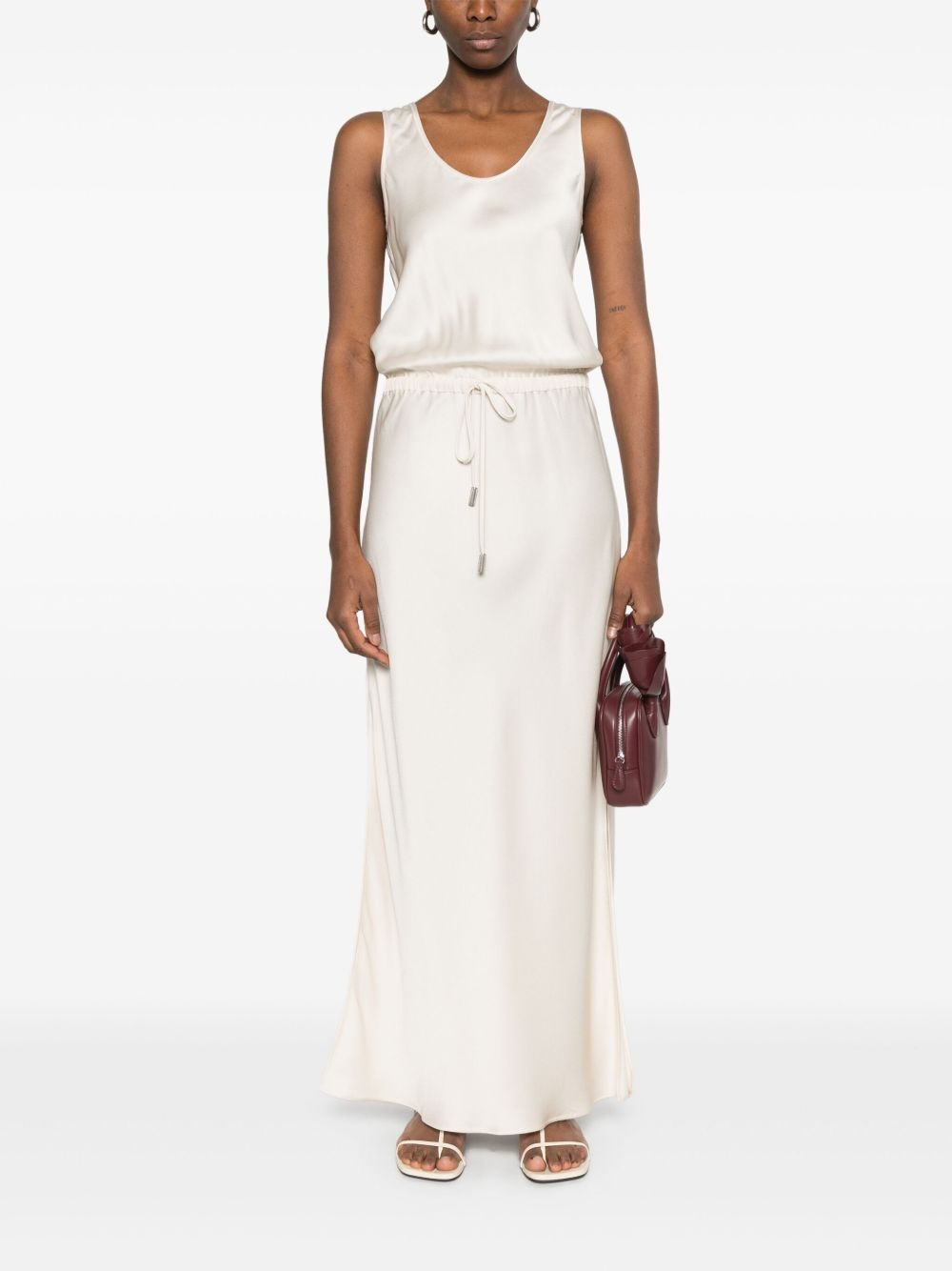 satin maxi dress - 2