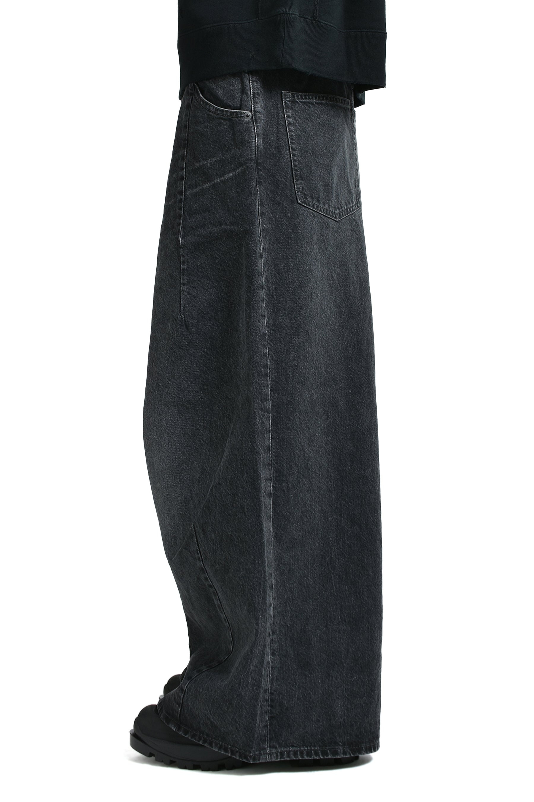 H.D. BUGGY JEAN - 12OZ DENIM / BLK - 3