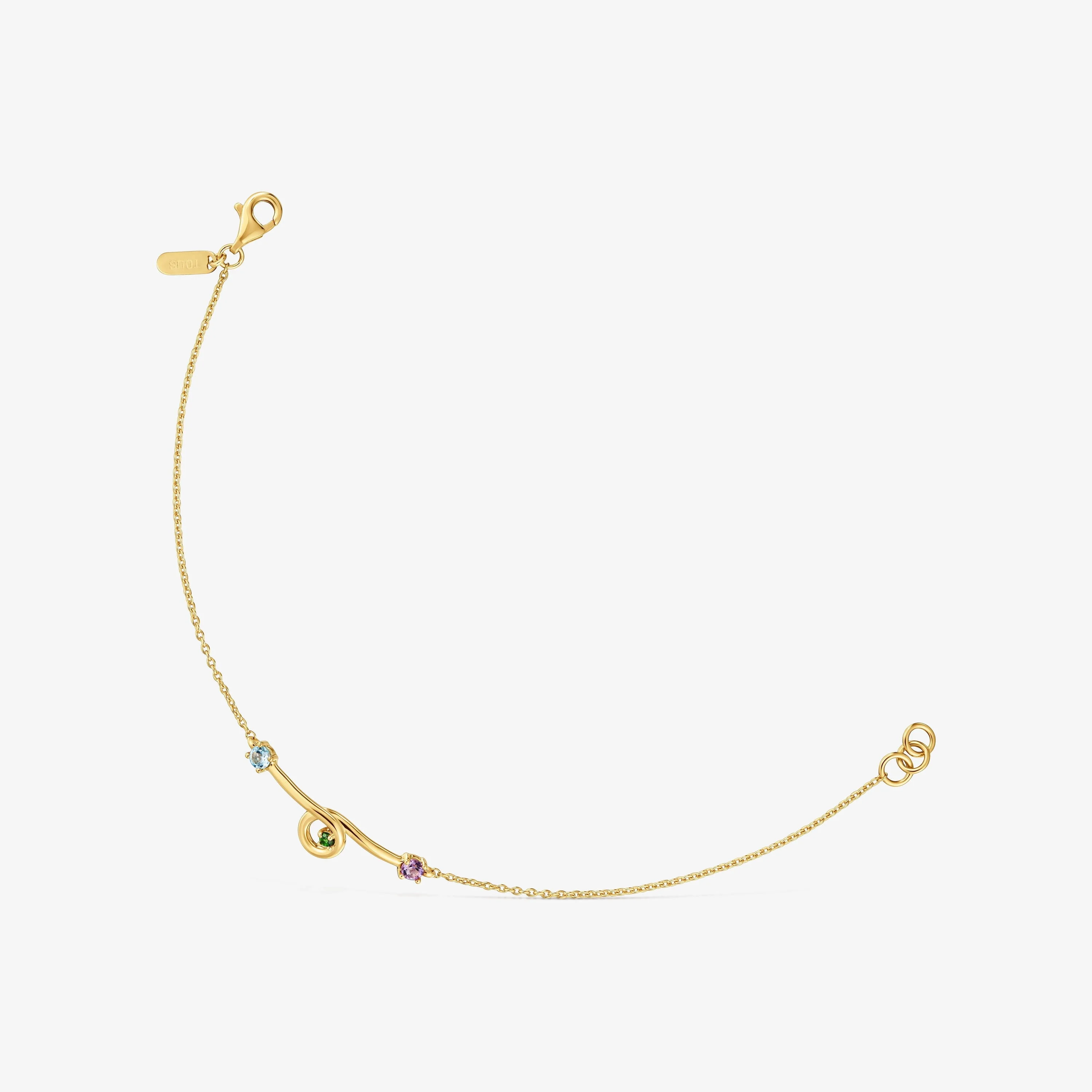 Chain Bracelet with 18kt gold vermeil and gemstones TOUS Lio - 1